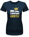 Camping Queen - Damen T-Shirt - T-Shirt bedrucken mit lustigen Sprüchen bei - myShirtStore