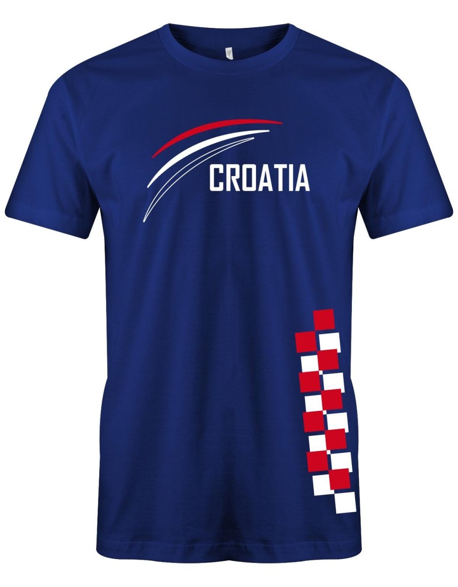 Croatia EM WM Fan - Herren Fan T-Shirt - T-Shirt bedrucken mit lustigen Sprüchen bei - myShirtStore