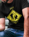 Daddy Crossing - Achtung Papa kommt - Papa Shirt Herren - T-Shirt bedrucken mit lustigen Sprüchen bei - myShirtStore