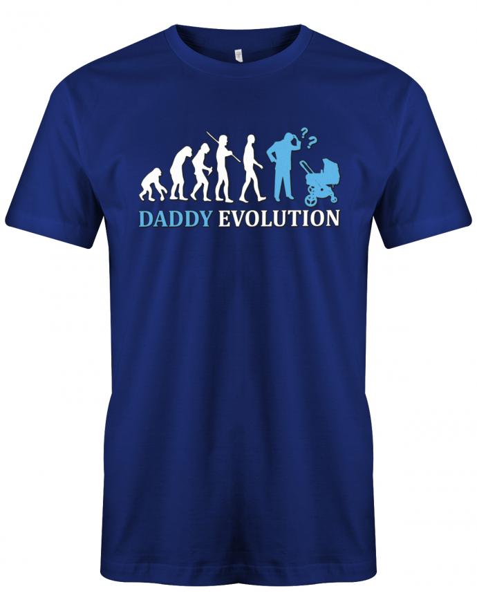 Daddy Evolution - Papa - Werdender Papa Shirt Herren - T-Shirt bedrucken mit lustigen Sprüchen bei - myShirtStore