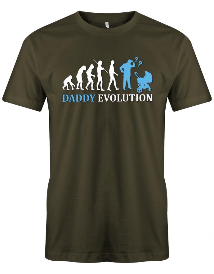 Daddy Evolution - Papa - Werdender Papa Shirt Herren - T-Shirt bedrucken mit lustigen Sprüchen bei - myShirtStore