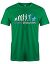 Daddy Evolution - Papa - Werdender Papa Shirt Herren - T-Shirt bedrucken mit lustigen Sprüchen bei - myShirtStore