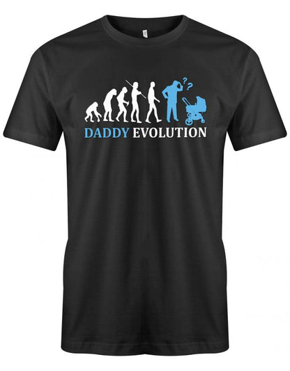 Daddy Evolution - Papa - Werdender Papa Shirt Herren - T-Shirt bedrucken mit lustigen Sprüchen bei - myShirtStore