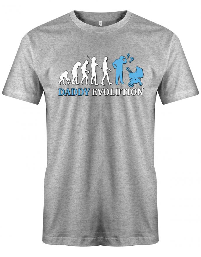 Daddy Evolution - Papa - Werdender Papa Shirt Herren - T-Shirt bedrucken mit lustigen Sprüchen bei - myShirtStore