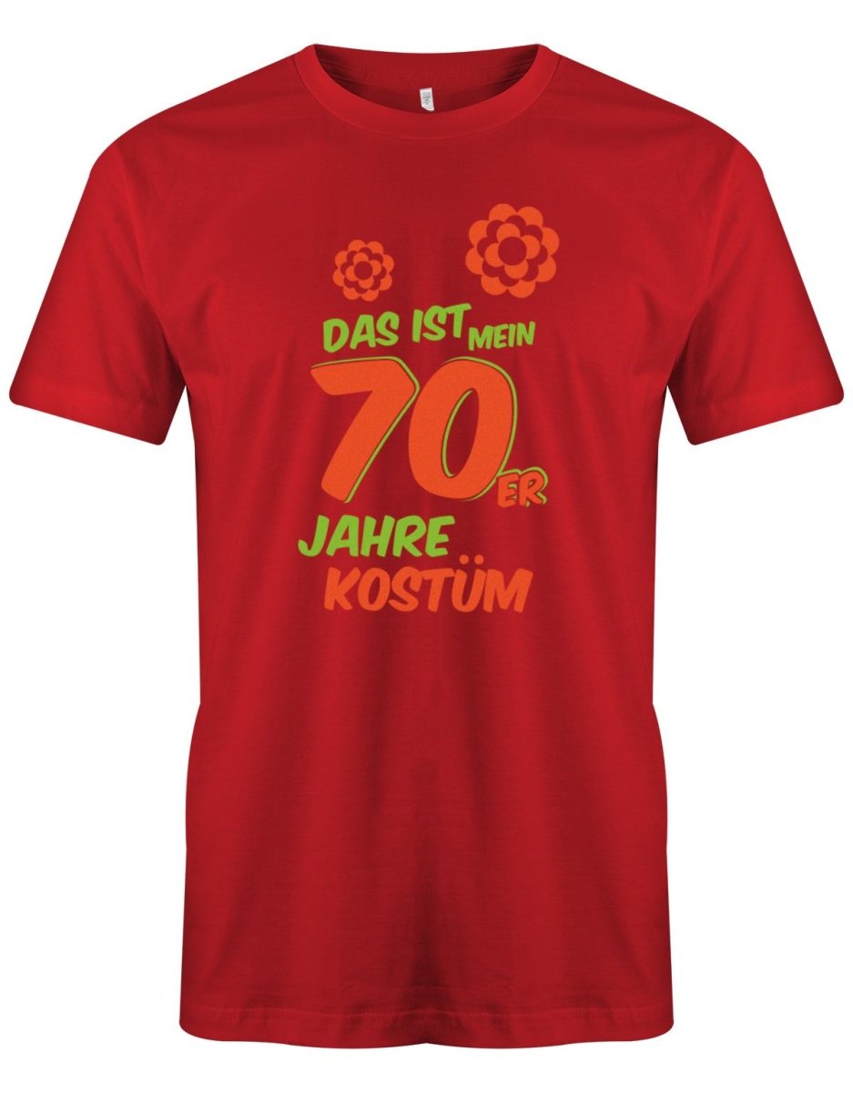 Das ist mein 70er Jahre Kostüm - Karneval - Herren T-Shirt - T-Shirt bedrucken mit lustigen Sprüchen bei - myShirtStore