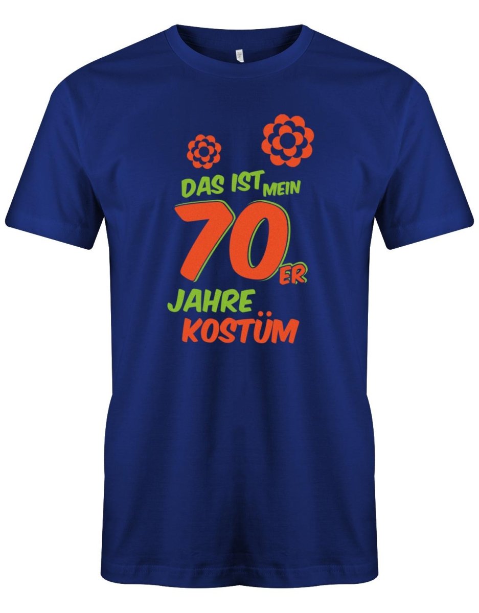 Das ist mein 70er Jahre Kostüm - Karneval - Herren T-Shirt - T-Shirt bedrucken mit lustigen Sprüchen bei - myShirtStore