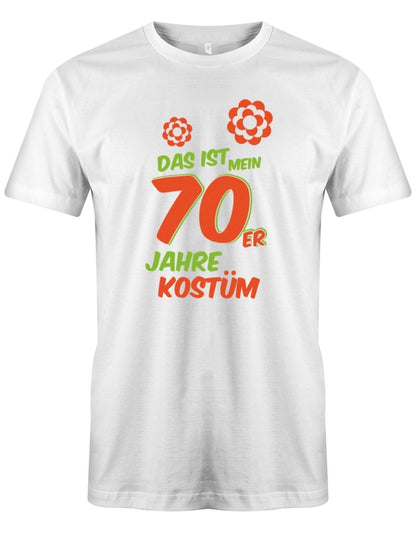 Das ist mein 70er Jahre Kostüm - Karneval - Herren T-Shirt - T-Shirt bedrucken mit lustigen Sprüchen bei - myShirtStore