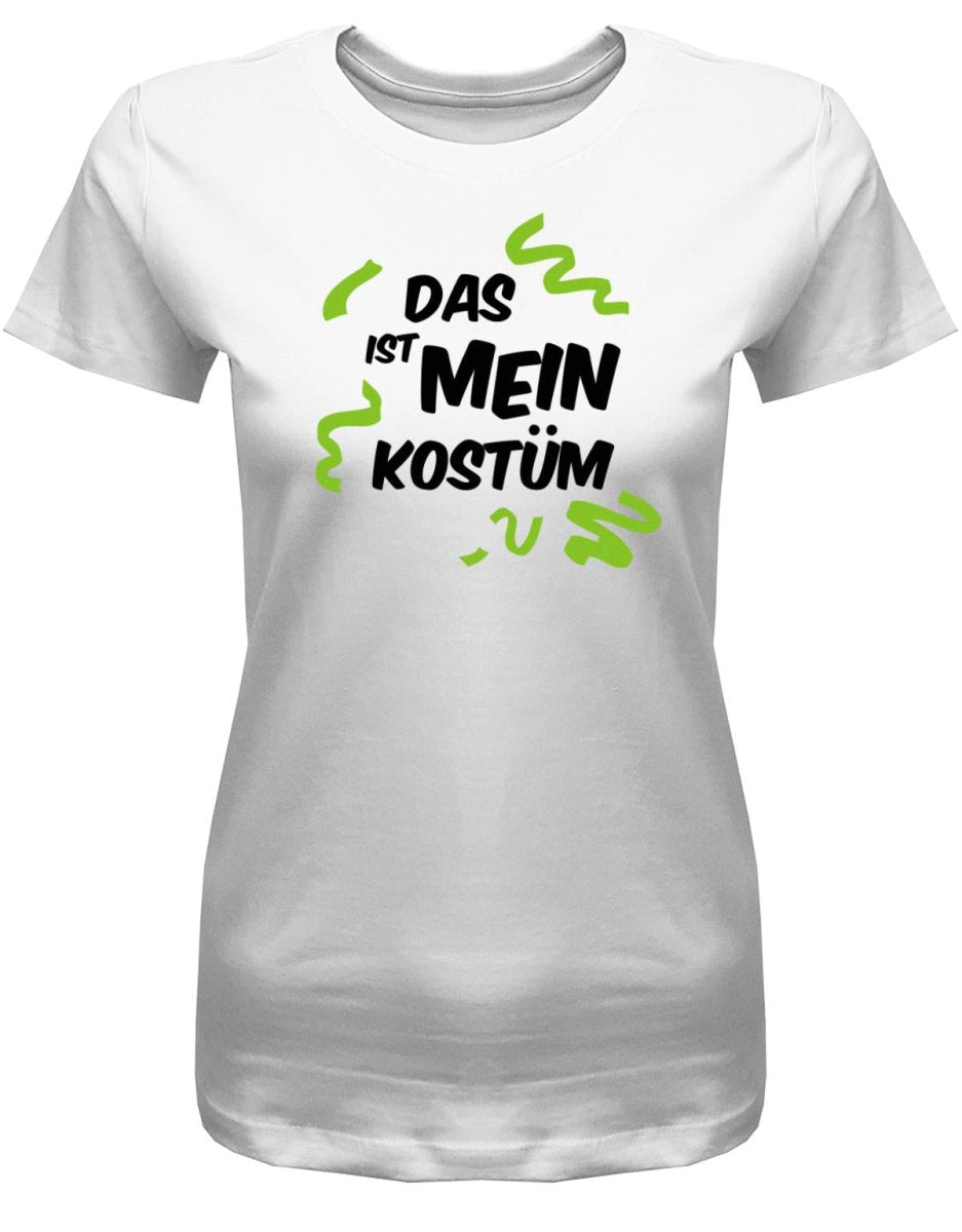 Das ist mein Kostüm - Damen T-Shirt - T-Shirt bedrucken mit lustigen Sprüchen bei - myShirtStore