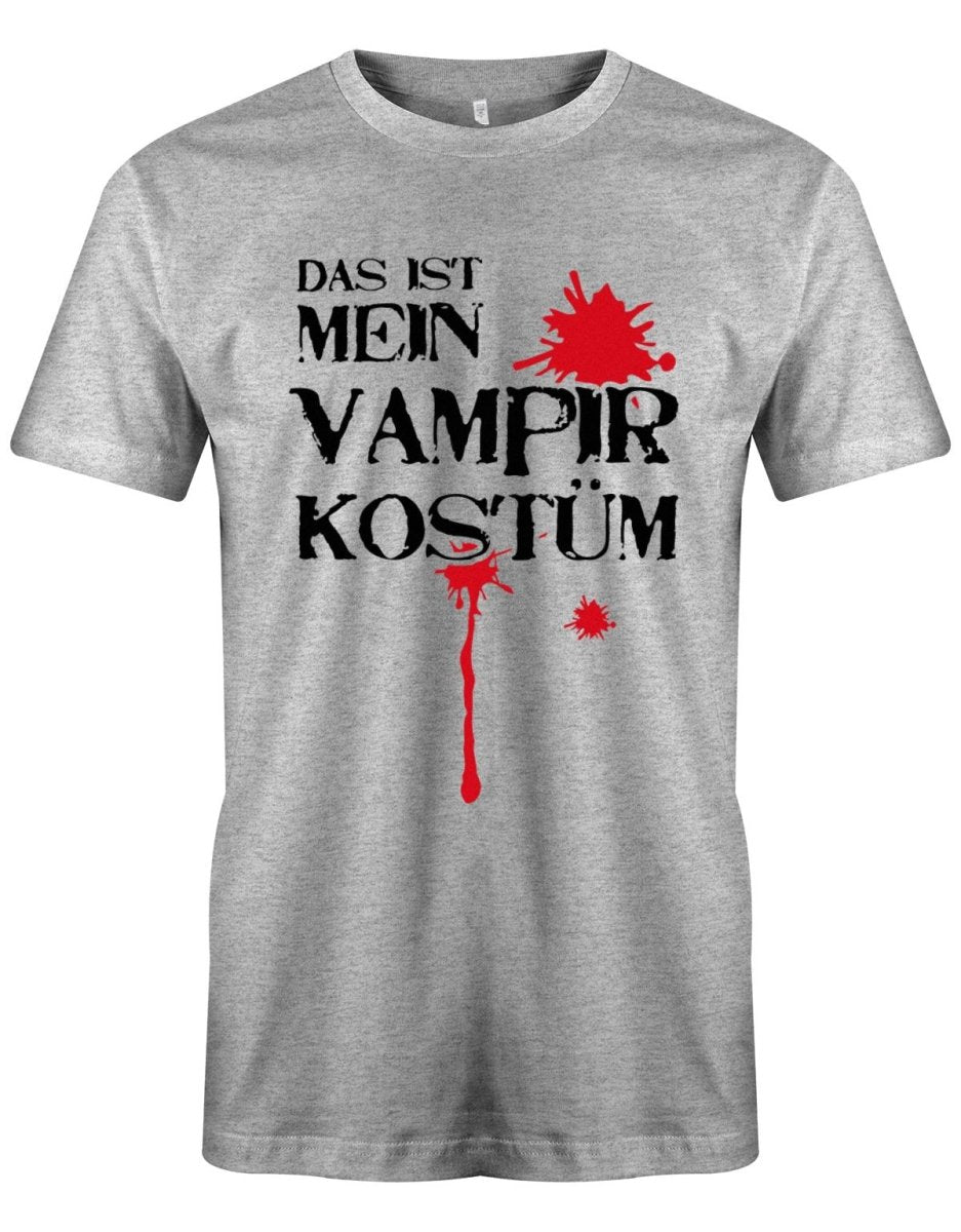 Das ist mein Vampir Kostüm - Halloween - Herren T-Shirt - T-Shirt bedrucken mit lustigen Sprüchen bei - myShirtStore