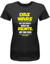 Das wars mit der Arbeit möge die Rente mit dir sein - Rentnerin Frauen T-Shirt Rente 2024 - T-Shirt bedrucken mit lustigen Sprüchen bei - myShirtStore