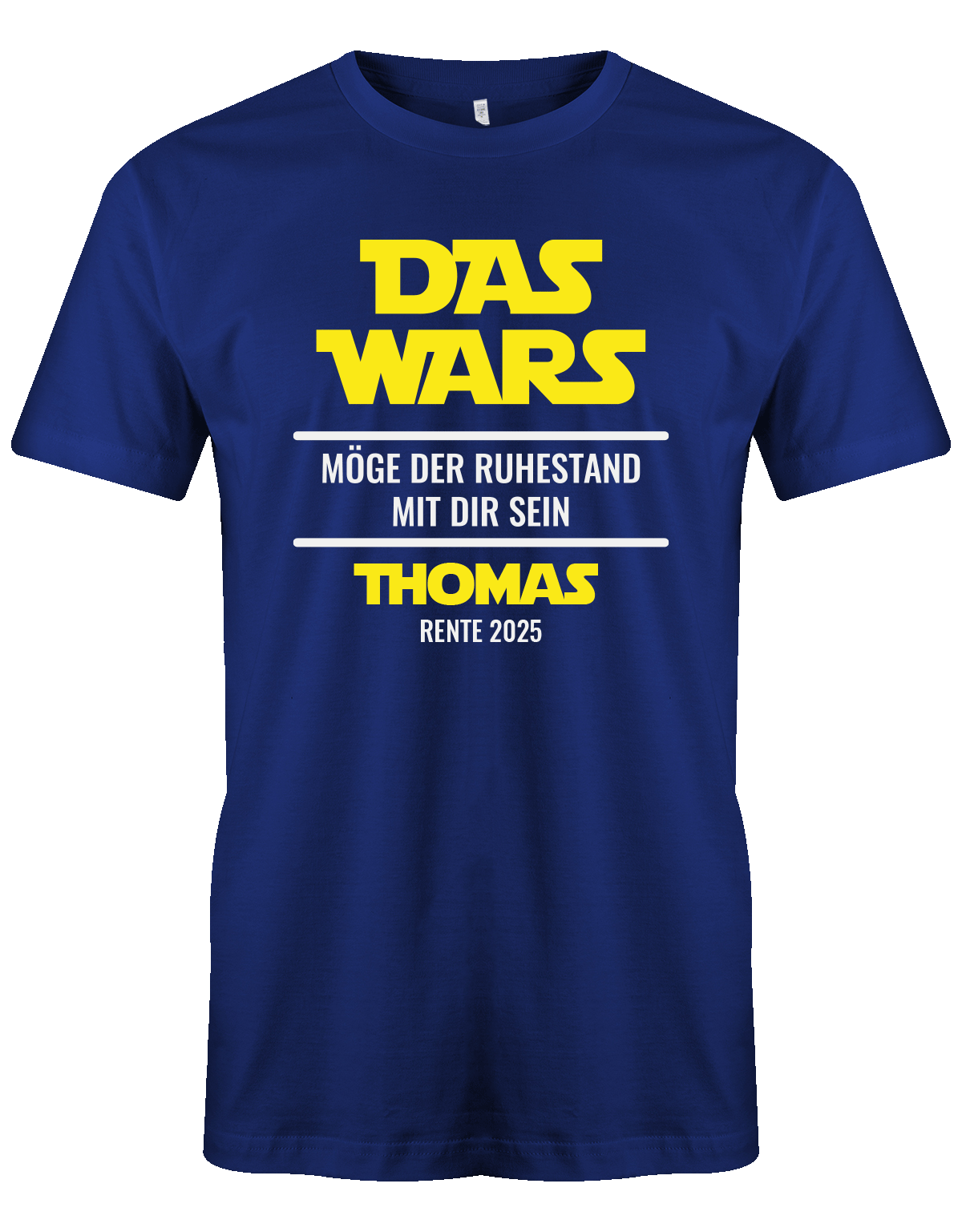 das-wars-moege-der-ruhestand-mit-dir-sein-rente-2025-blau-tshirt-shirt-T-shirt
