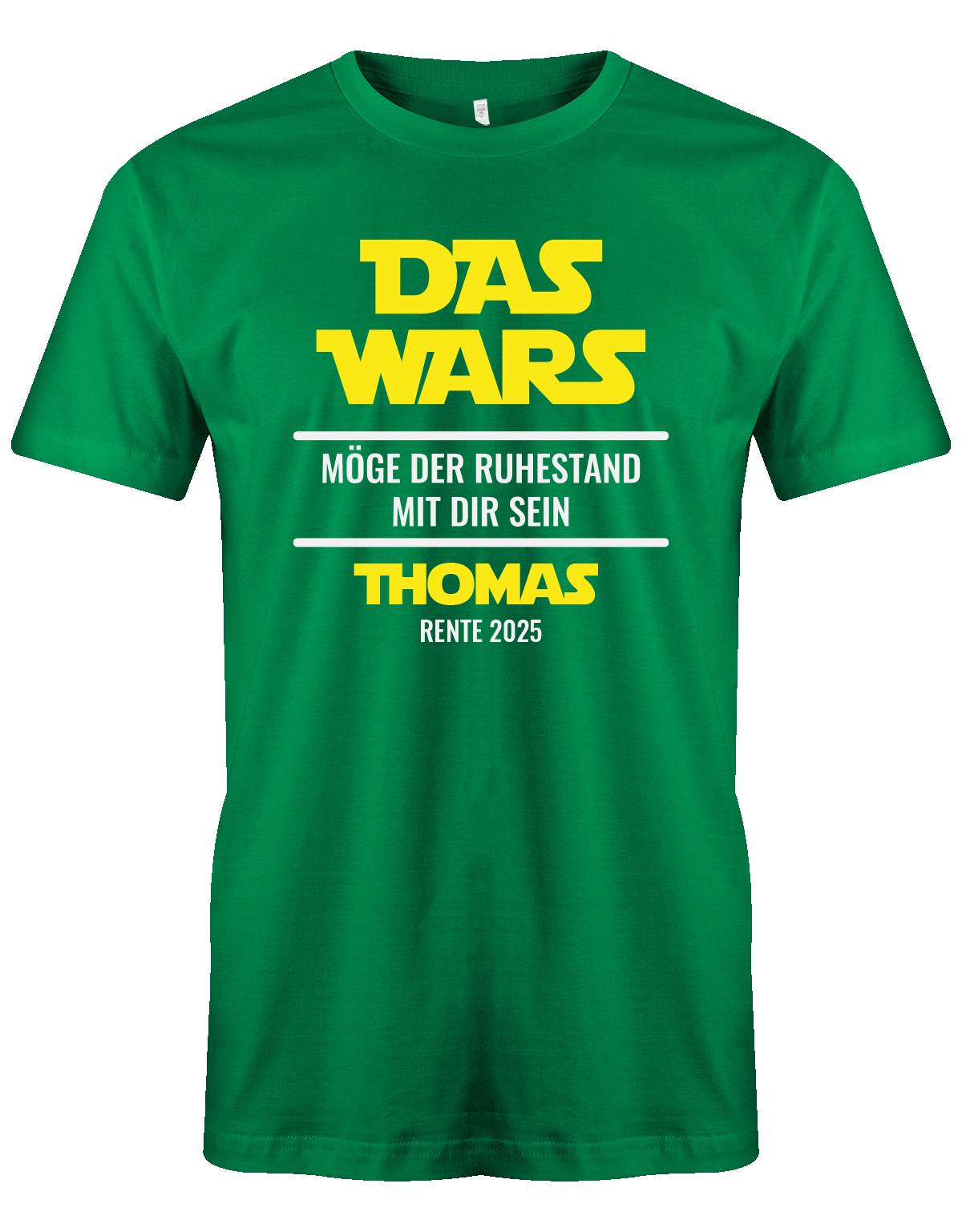 das-wars-moege-der-ruhestand-mit-dir-sein-rente-2025-gruen-tshirt-shirt-T-shirt