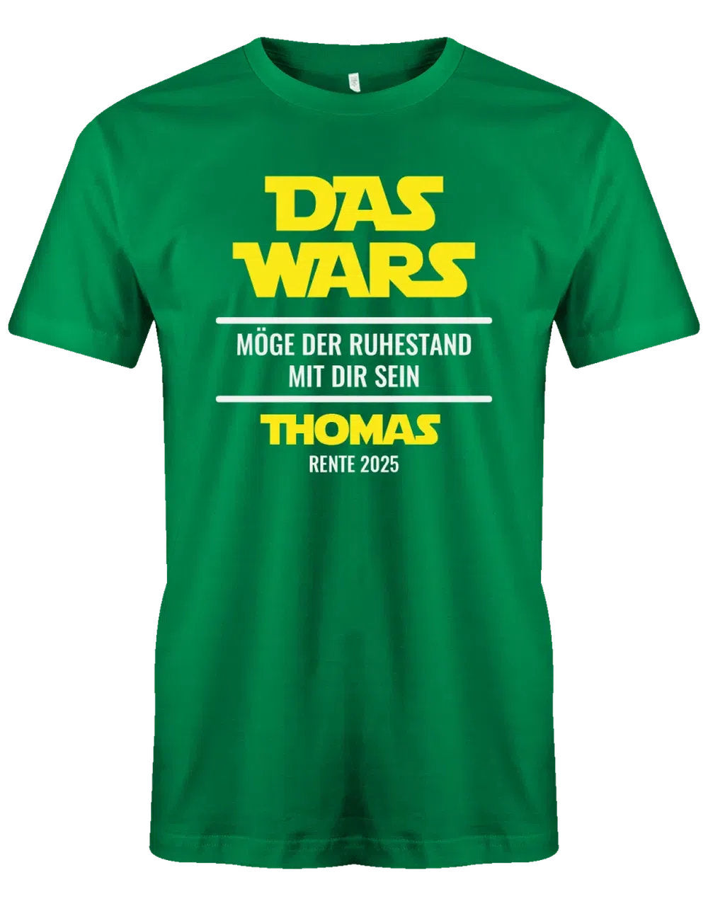 Das Wars Möge der Ruhestand mit dir sein - T-Shirt in Grün