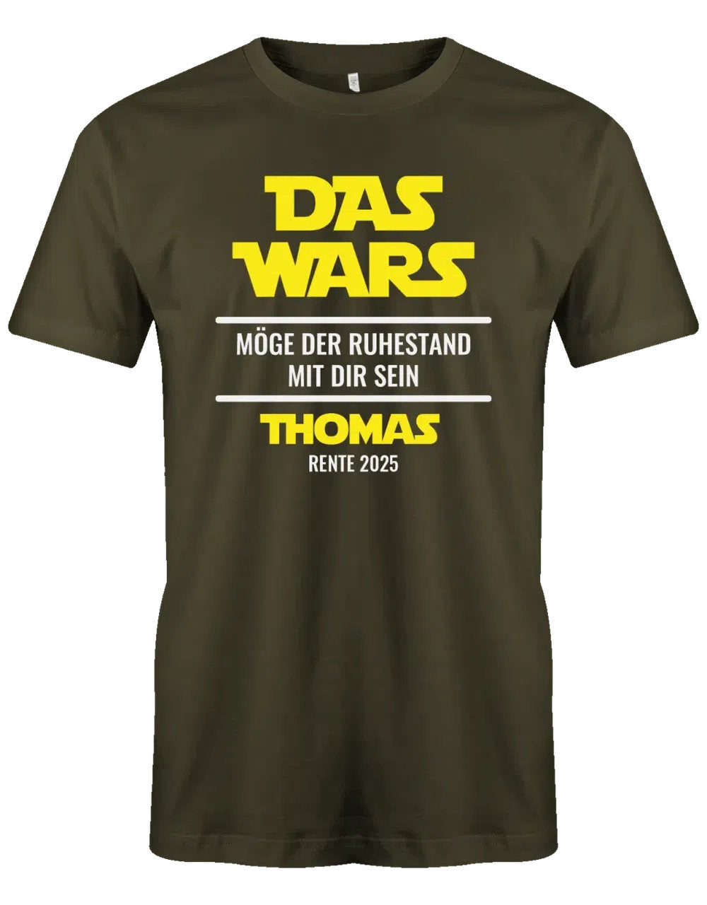 Das Wars Möge der Ruhestand mit dir sein - T-Shirt in Army
