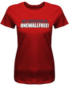 Denglisch My English is onewallfree - Damen T-Shirt - T-Shirt bedrucken mit lustigen Sprüchen bei - myShirtStore