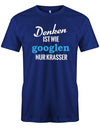 Denken ist wie googeln nur krasser - Herren T-Shirt - T-Shirt bedrucken mit lustigen Sprüchen bei - myShirtStore