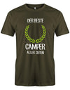 Der beste Camper aller Zeiten - Camping - Herren T-Shirt - T-Shirt bedrucken mit lustigen Sprüchen bei - myShirtStore