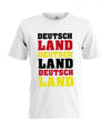 Deutschland 3 mal - EM WM - Fan - Kinder T-Shirt - T-Shirt bedrucken mit lustigen Sprüchen bei - myShirtStore