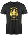 Deutschland Adler 4 Sterne WM EM - Gold - Herren T Shirt - T-Shirt bedrucken mit lustigen Sprüchen bei - myShirtStore