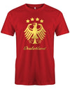 Deutschland Adler 4 Sterne WM EM - Gold - Herren T Shirt - T-Shirt bedrucken mit lustigen Sprüchen bei - myShirtStore