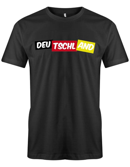 Deutschland - Bauklotz WM EM - Herren T-Shirt - T-Shirt bedrucken mit lustigen Sprüchen bei - myShirtStore