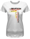 Deutschland Design - EM WM - Fan - Damen T-Shirt - T-Shirt bedrucken mit lustigen Sprüchen bei - myShirtStore