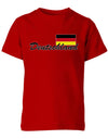 Deutschland Fahne - EM WM - Fan - Kinder T-Shirt - T-Shirt bedrucken mit lustigen Sprüchen bei - myShirtStore