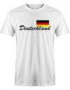 Deutschland Fahne - WM EM - Herren T-Shirt - T-Shirt bedrucken mit lustigen Sprüchen bei - myShirtStore