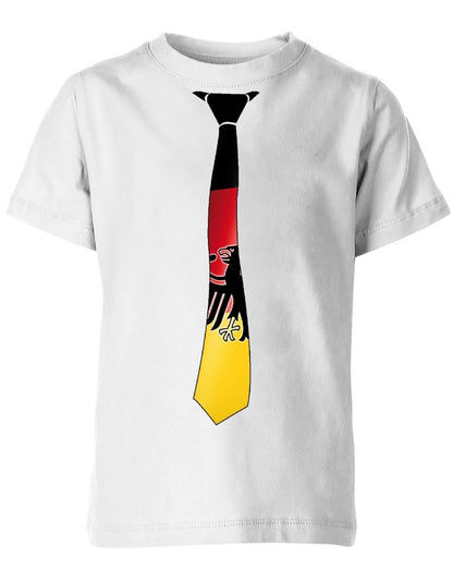 Deutschland Krawatte - WM EM - Fan - Kinder T-Shirt - T-Shirt bedrucken mit lustigen Sprüchen bei - myShirtStore