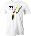 Deutschland Stripes Wunschnummer - EM WM Fan - Herren T-Shirt - T-Shirt bedrucken mit lustigen Sprüchen bei - myShirtStore