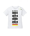 Deutschland WM Siege - 54 74 90 2014 - Fan - Baby T-Shirt - T-Shirt bedrucken mit lustigen Sprüchen bei - myShirtStore