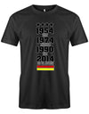 Deutschland WM Siege - 54 74 90 2014 - Herren T-Shirt - T-Shirt bedrucken mit lustigen Sprüchen bei - myShirtStore