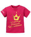 Die einjährige Prinzessin - 1 - personalisiert mit Name - Mädchen - Baby Shirt - T-Shirt bedrucken mit lustigen Sprüchen bei - myShirtStore