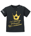 Die einjährige Prinzessin - 1 - personalisiert mit Name - Mädchen - Baby Shirt - T-Shirt bedrucken mit lustigen Sprüchen bei - myShirtStore