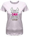 Diese großartige Oma gehört ihrem Enkelkind - Damen T-Shirt - T-Shirt bedrucken mit lustigen Sprüchen bei - myShirtStore