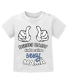 Dieses Baby liebt seine sexy Mama - Baby T-Shirt - T-Shirt bedrucken mit lustigen Sprüchen bei - myShirtStore