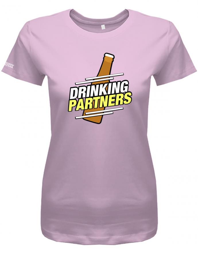 Drinking Partners Bierflasche - Trink Freunde - Damen T-Shirt - T-Shirt bedrucken mit lustigen Sprüchen bei - myShirtStore