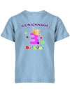 Dritter 3 Birthday mit Wunschname Mädchen - Kinder T-Shirt - T-Shirt bedrucken mit lustigen Sprüchen bei - myShirtStore