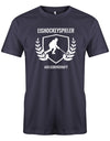 Eishockeyspieler aus Leidenschaft - Herren T-Shirt - T-Shirt bedrucken mit lustigen Sprüchen bei - myShirtStore