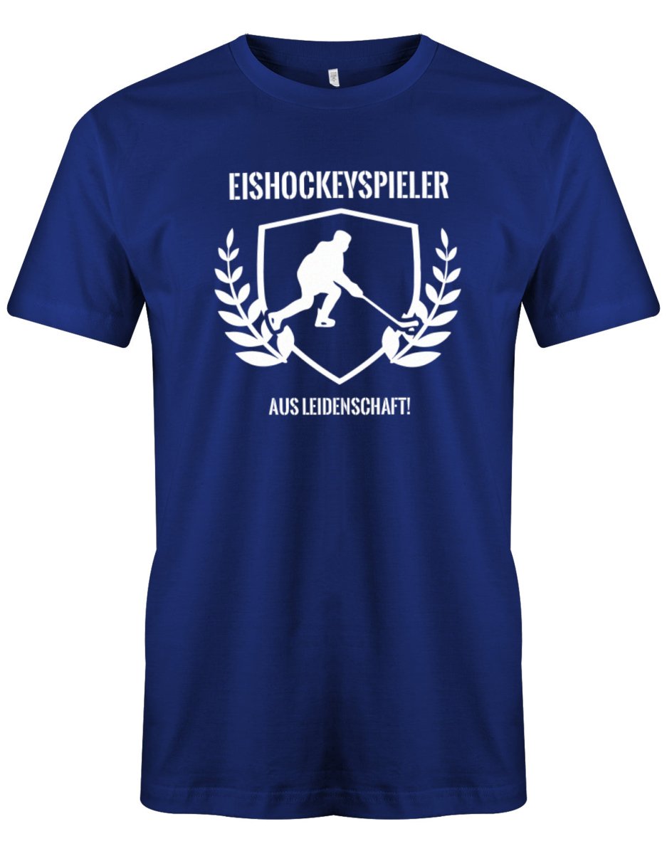 Eishockeyspieler aus Leidenschaft - Herren T-Shirt - T-Shirt bedrucken mit lustigen Sprüchen bei - myShirtStore