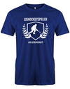 Eishockeyspieler aus Leidenschaft - Herren T-Shirt - T-Shirt bedrucken mit lustigen Sprüchen bei - myShirtStore