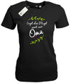 Engel ohne Flügel nennt man Oma - Damen T-Shirt - T-Shirt bedrucken mit lustigen Sprüchen bei - myShirtStore