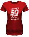 Es dauerte 50 Jahre um so gut auszusehen - Geburtstag - Damen T-Shirt - T-Shirt bedrucken mit lustigen Sprüchen bei - myShirtStore