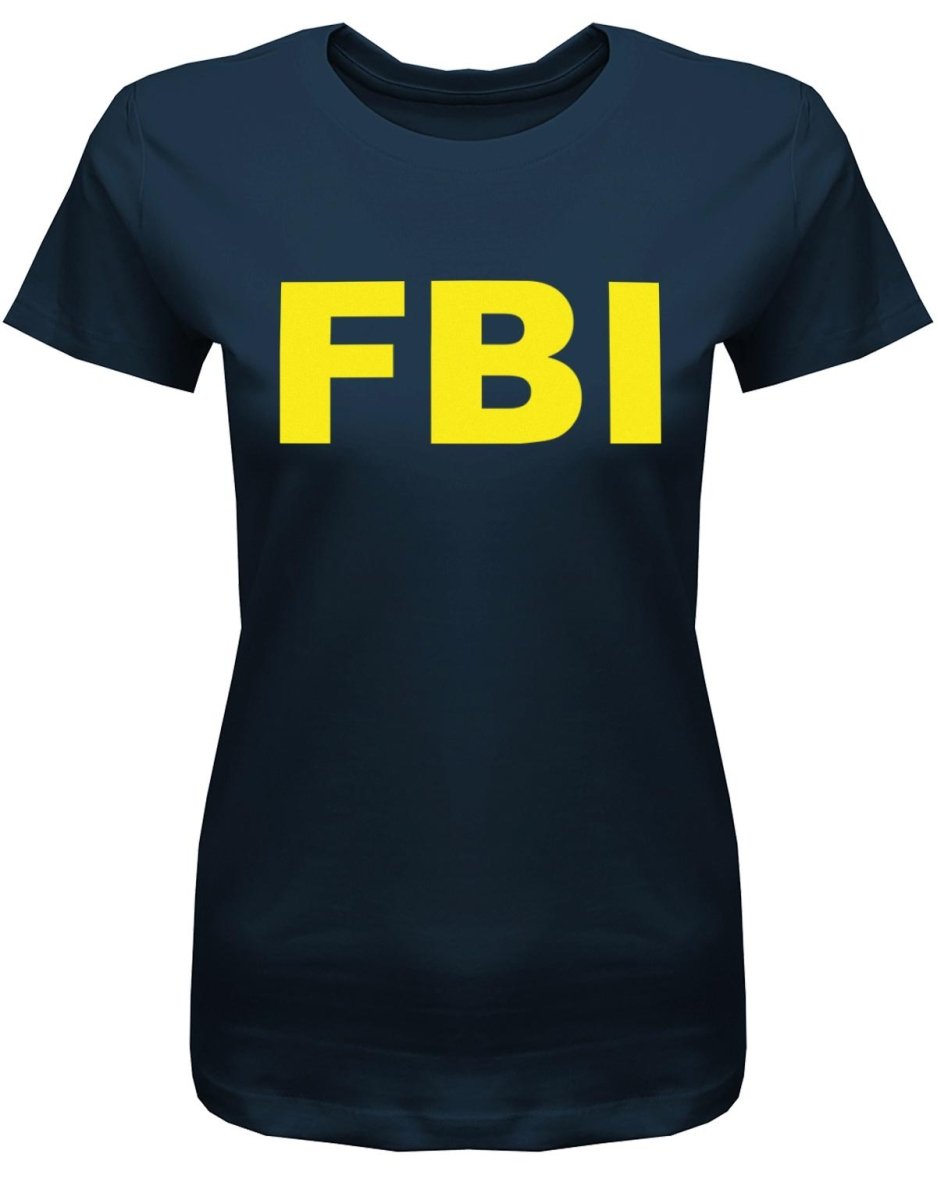 FBI - Police - Kostüm - Fasching - Karneval - Damen T-Shirt - T-Shirt bedrucken mit lustigen Sprüchen bei - myShirtStore