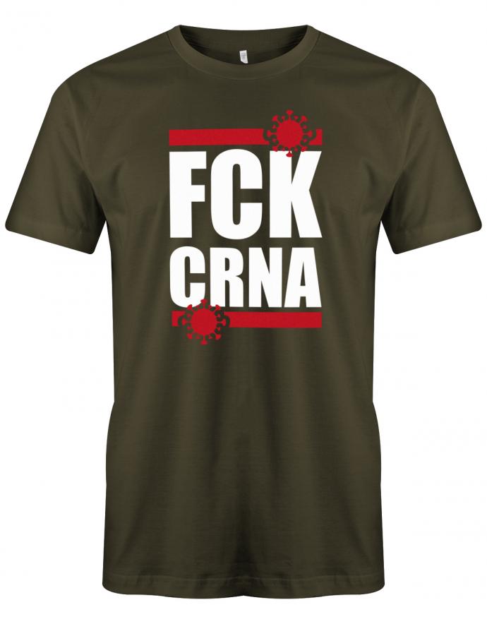 FCK CRNA Fuck Corona Covid 19 Herren T-Shirt - T-Shirt bedrucken mit lustigen Sprüchen bei - myShirtStore