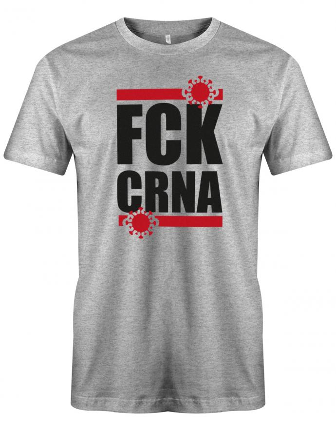 FCK CRNA Fuck Corona Covid 19 Herren T-Shirt - T-Shirt bedrucken mit lustigen Sprüchen bei - myShirtStore