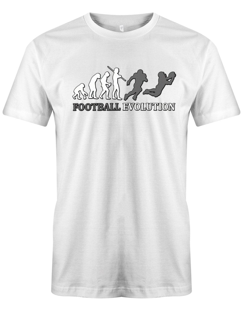 Football Evolution - Herren T-Shirt - T-Shirt bedrucken mit lustigen Sprüchen bei - myShirtStore