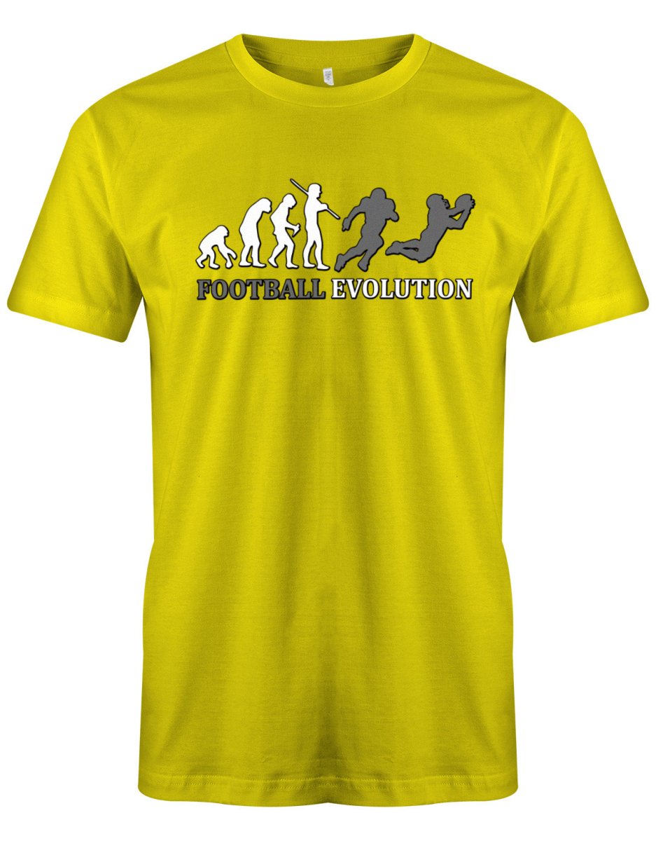 Football Evolution - Herren T-Shirt - T-Shirt bedrucken mit lustigen Sprüchen bei - myShirtStore