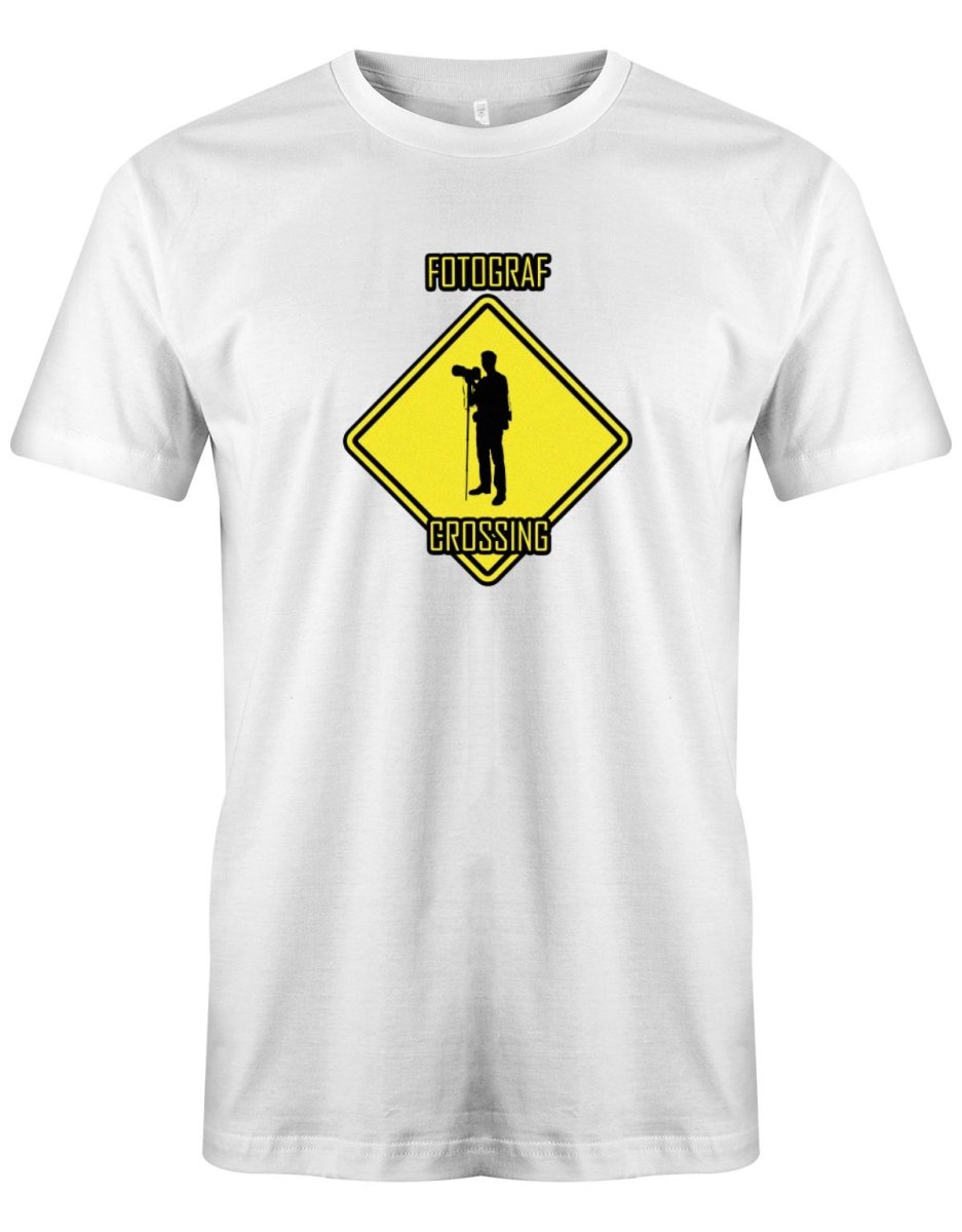 Fotograf Crossing - Herren T-Shirt - T-Shirt bedrucken mit lustigen Sprüchen bei - myShirtStore