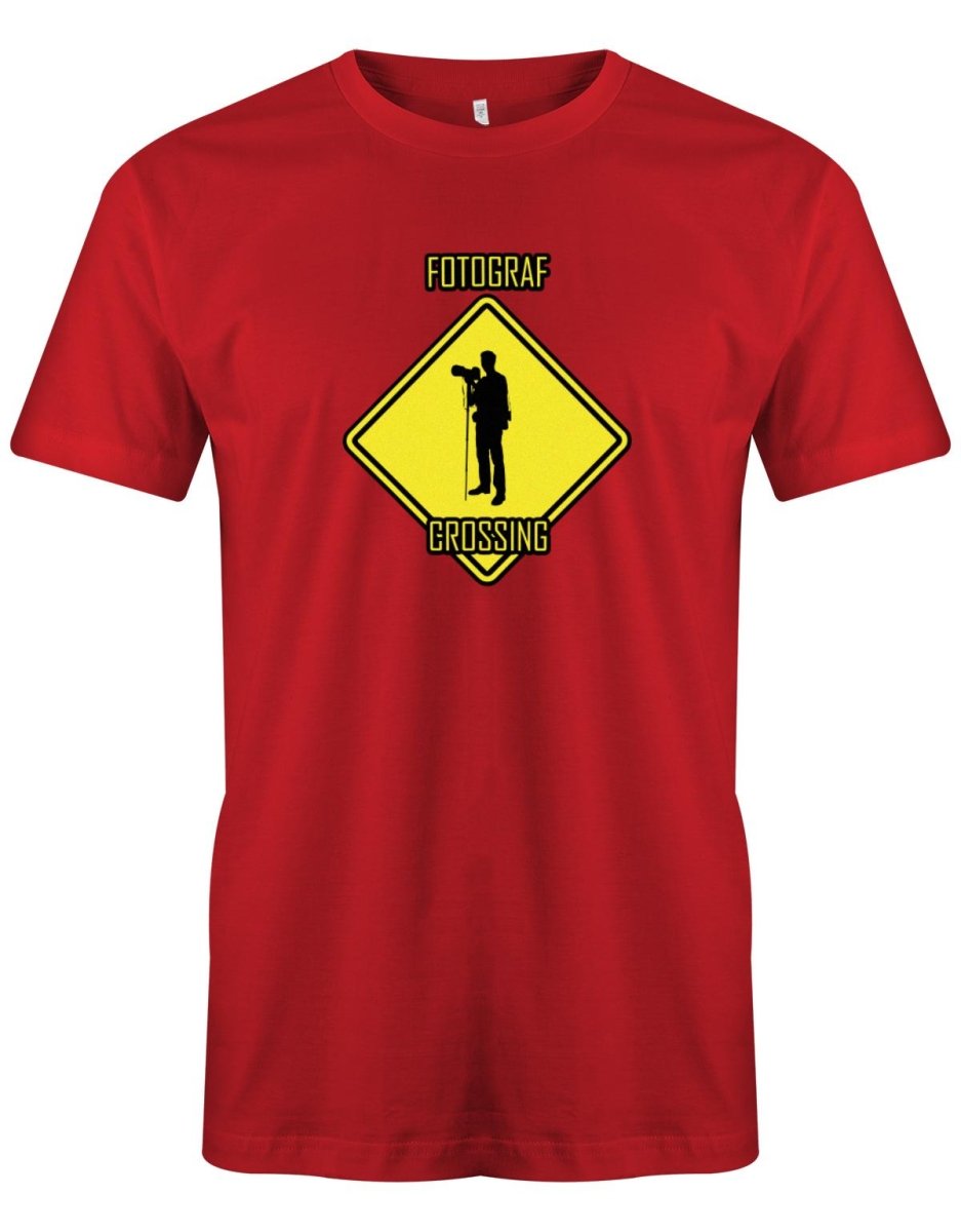 Fotograf Crossing - Herren T-Shirt - T-Shirt bedrucken mit lustigen Sprüchen bei - myShirtStore